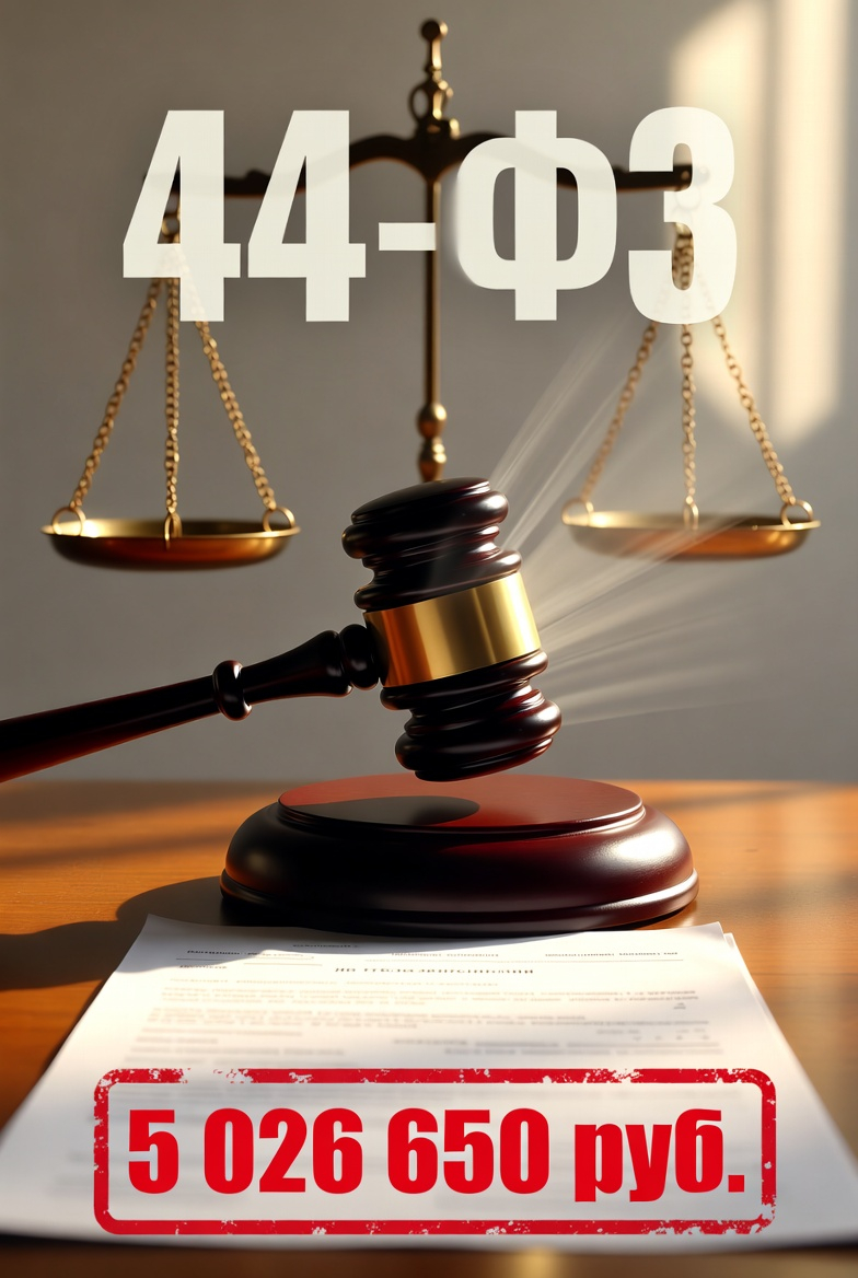 Быстро взыскана с Заказчика оплата за выполненные работы по ФЗ-44. Сумма 5 026 650,00 руб.